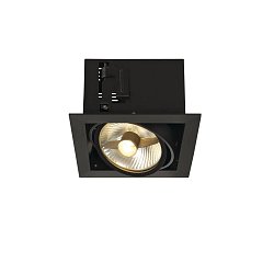 Obrázek pro produkt KADUX 1 ES111, svítidlo typu downlight, černé matné, max. 75 W - BIG WHITE (SLV)