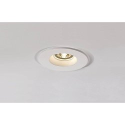 Obrázek pro produkt PLASTRA typu downlight, GU10, kulaté, bílá sádra - BIG WHITE (SLV)