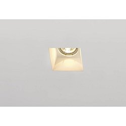 Obrázek pro produkt PLASTRA typu downlight, GU10, hranaté, bílá sádra - BIG WHITE (SLV)