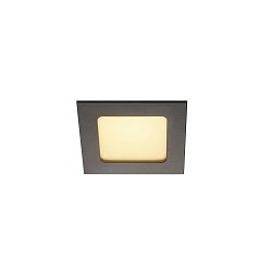 Obrázek pro produkt FRAME BASIC, sada LED, downlight, černé matné, 6 W, 3000K, včetně ovladače - BIG WHITE (SLV)