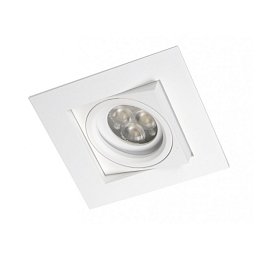 Obrázek pro produkt Vestavné svítidlo CARE bílé hranaté LED 10W 3000K 60° 870lm - BPM