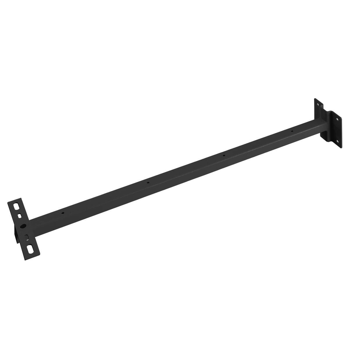 Levně LA 234350 03/24 Nástěnný držák pro venkovní nosník a reflektor MILOX, černý, 80 cm - BIG WHITE (SLV)