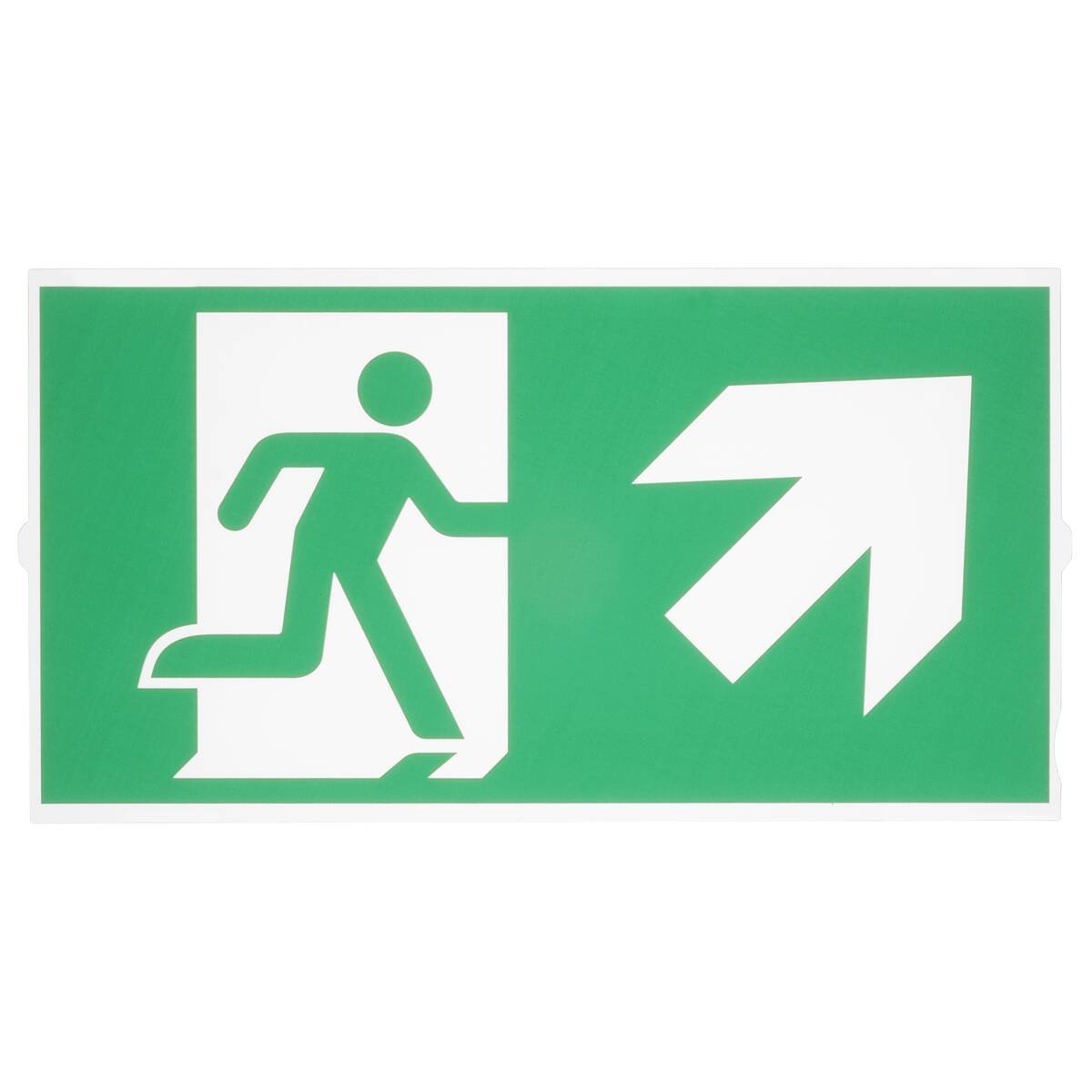 LA 240008 P-LIGHT Emergency stair sign, big, zelená - BIG WHITE (SLV)