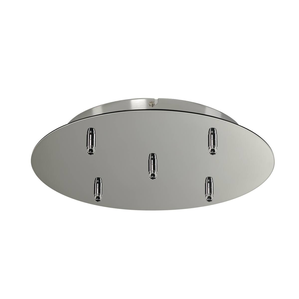 LA 132625 Stropní rozeta, 5 výstupy, kulatá, chrom, včetně odlehčovacích profilů - BIG WHITE (SLV)