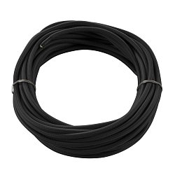 Obrázek pro produkt Textile cable, 3-pole, 10m, black  H03VV-F, 3x0,75mm² - BIG WHITE (SLV)