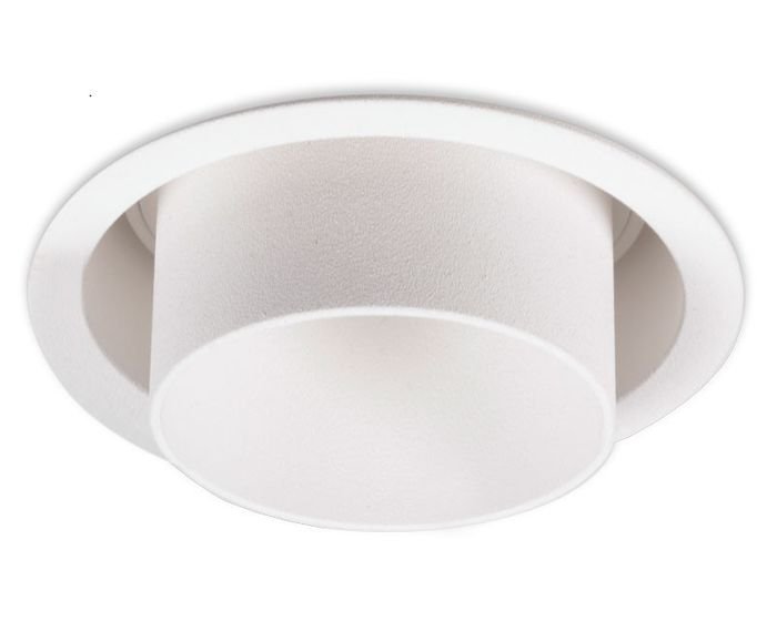 KHL K50132.01.RF.WH-WH.GU Zápustné svítidlo DAISY bílé max.50W Ø83mm kulaté - KOHL-Lighting (starý kód: KHL K50132.W.GU)