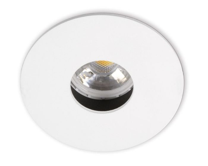 KHL K50130.01.RF.WH-WH.GU Zápustné svítidlo DOT bílé max.50W Ø80mm kulaté - KOHL-Lighting (starý kód: KHL K50130.W.GU)