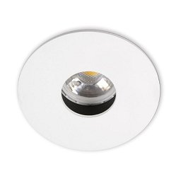 Obrázek pro produkt 501301RWBG   Zápustné svítidlo DOT bílé max.50W Ø80mm kulaté - KOHL-Lighting (starý kód: KHL K50130.W.GU)