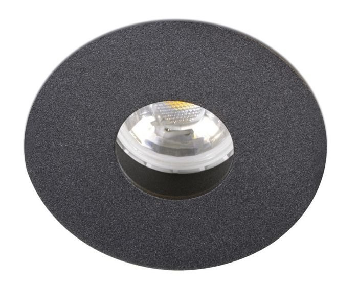 KHL K50130.01.RF.BK-BK.GU Zápustné svítidlo DOT černé max.50W Ø80mm kulaté - KOHL-Lighting (starý kód: KHL K50130.BK.GU)