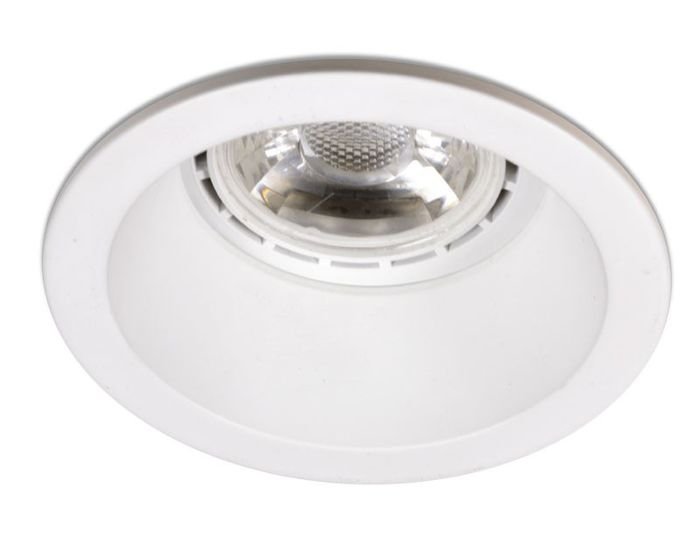 KHL K50141.01.RF.WH-WH.GU Zápustné svítidlo DAWN bílé max.50W Ø75mm kulaté - KOHL-Lighting (starý kód: KHL K50141.W.GU)