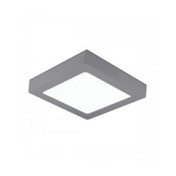 Obrázek pro produkt Stropní svítidlo DISC hranaté šedé LED 12W 3000K 171x171mm hranaté - KOHL-Lighting