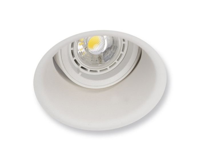 KHL K50112.01.RF.WH-WH.GU Zápustné svítidlo OZONE bílé max.50W Ø90mm kulaté - KOHL-Lighting (starý kód: KHL K50112.W.GU)