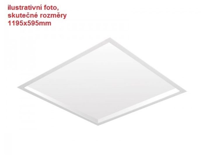 KHL K50503.W.MP.6K LED panel WINNER bílý LED 72W 6000K 1195x595mm mikroprisma hranaté - KOHL-Lighting