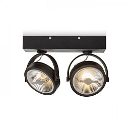 Obrázek pro produkt KELLY LED II nástěnná černá 230V LED 2x12W 24° 3000K - RED - DESIGN RENDL