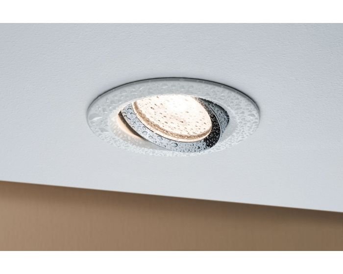 P 93663 Zápustné svítidlo Nova IP65 kulaté max. 35W bílá / chrom 1ks výklopné - PAULMANN (obrázek 6)