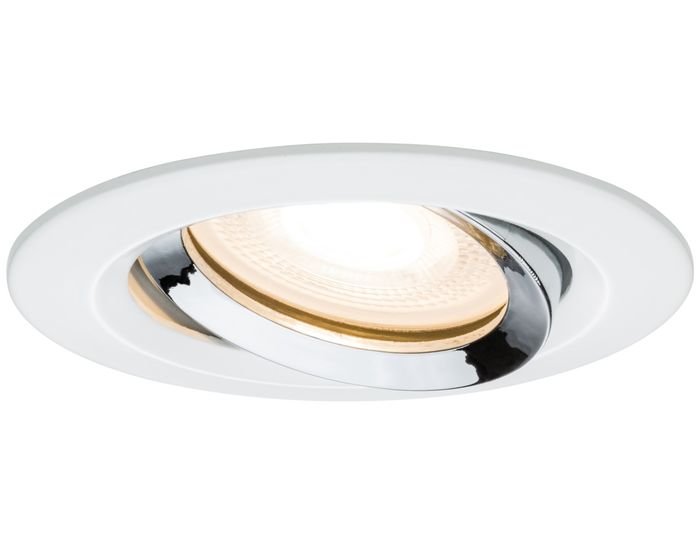 P 93663 Zápustné svítidlo Nova IP65 kulaté max. 35W bílá / chrom 1ks výklopné - PAULMANN (obrázek 7)