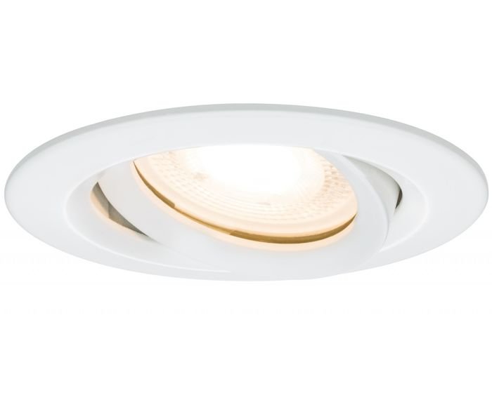P 92898 Zápustné svítidlo LED Nova IP65 kulaté 7W GU10 bílá 3ks výklopné - PAULMANN