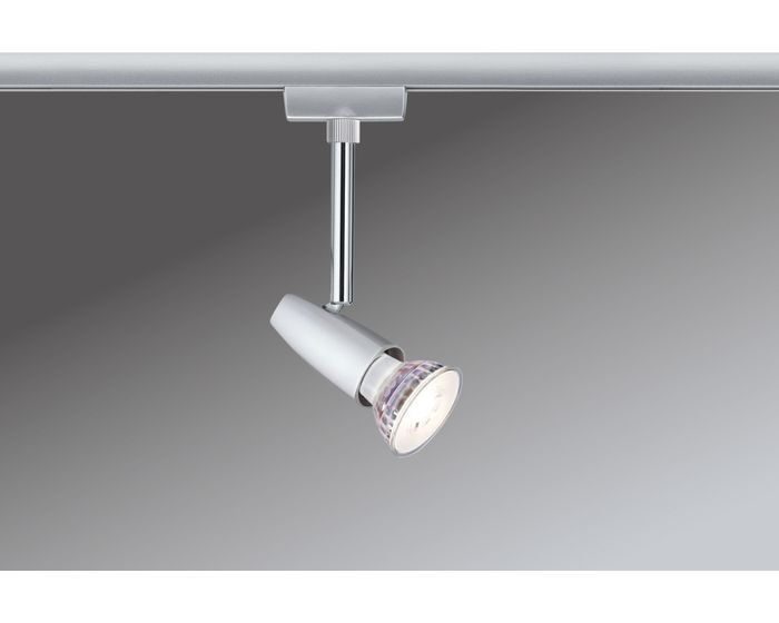P 95459 URail systém Barelli chrom matný bez zdroje, max. 3x 10W GU10 - PAULMANN