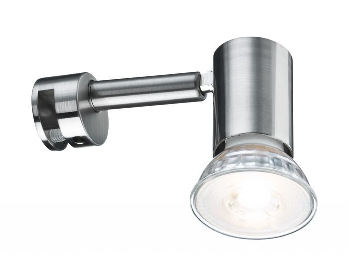 P 99905 Galeria svítidlo k zrcadlu LED Simplo kov kartáčovaný včetně sv. zdroje 1x5,3W GU10 - PAULMANN
