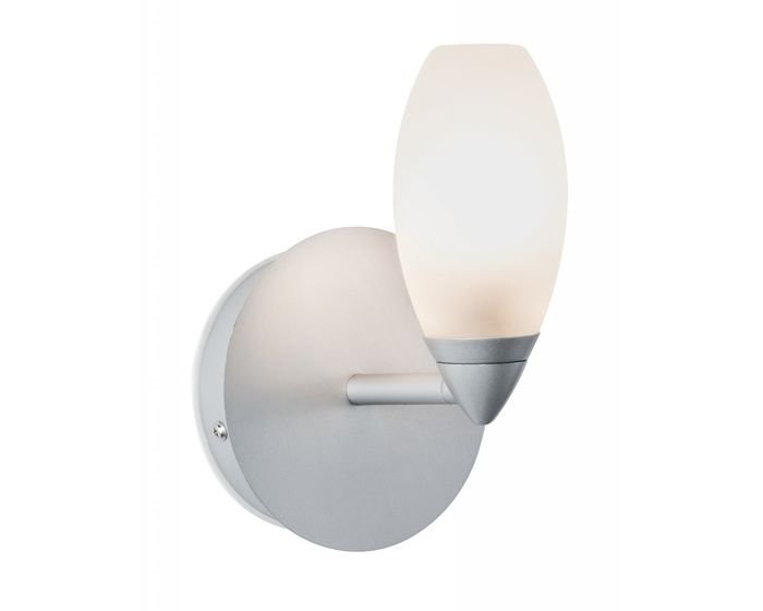 P 70838 Nástěnné svítidlo Carina IP44 chrom matný bez zdroje, max. 28W G9 - PAULMANN