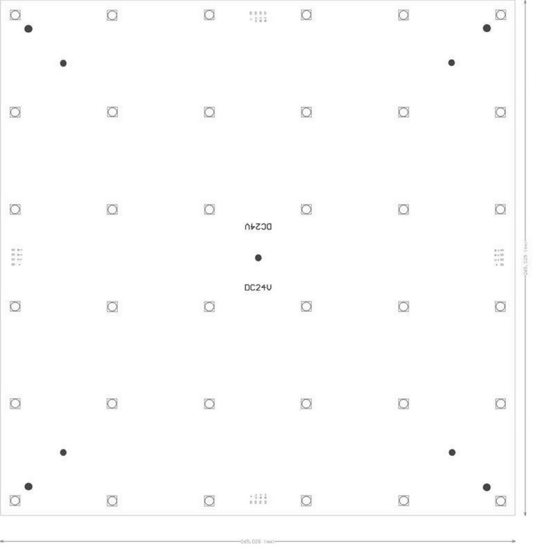 IMPR 848013 Modulární panel pro Modular System II 6x6 8W 3000K 685lm 24V - DEKOLIGHT (obrázek 3)