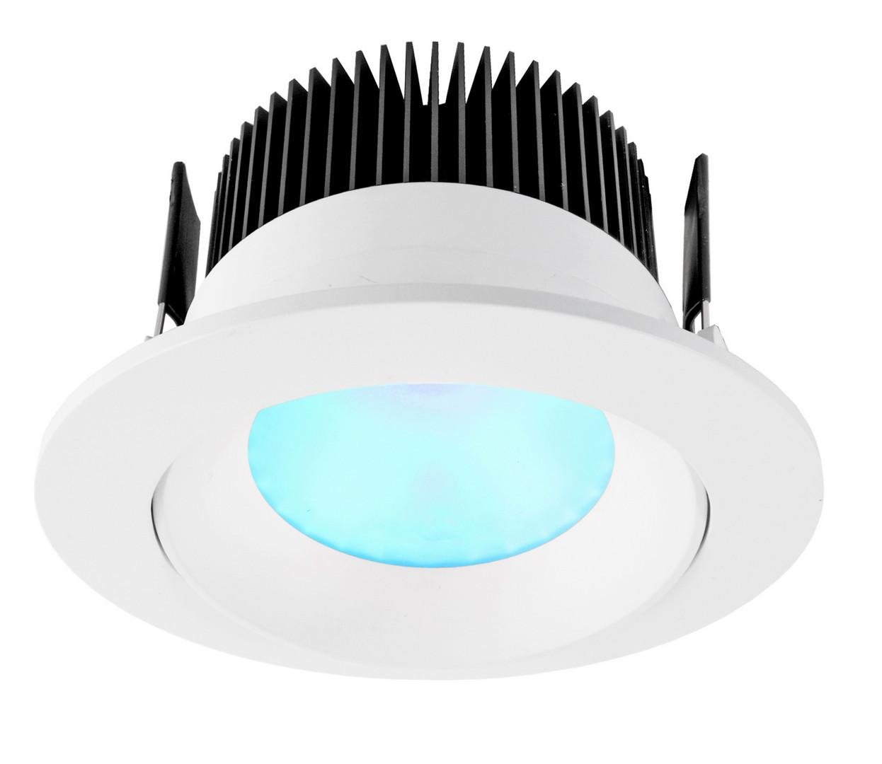 Zápustné svítidlo COB 94 RGBW bílá LED 16W 3000K 710lm - LIGHT IMPRESSIONS Obrázek produktu Zápustné svítidlo COB 94 RGBW bílá LED 16W 3000K 710lm - LIGHT IMPRESSIONS