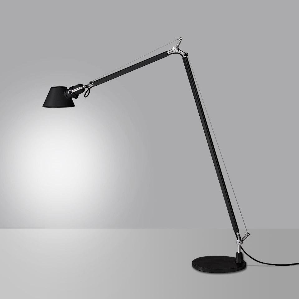 Levně AR A013930 Tolomeo Reading stojací lampa - černá - tělo lampy - ARTEMIDE