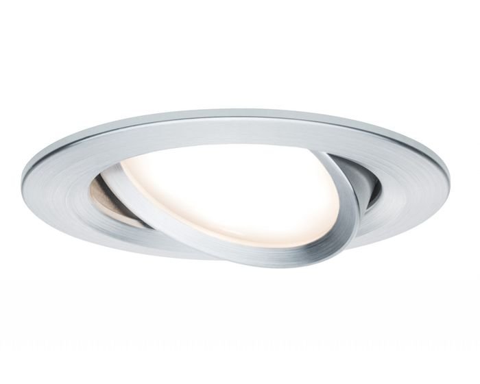 P 93902 Zápustné svítidlo LED Coin Slim IP23 kulaté 6,8W hliník stmívatelné 1ks - PAULMANN (obrázek 2)