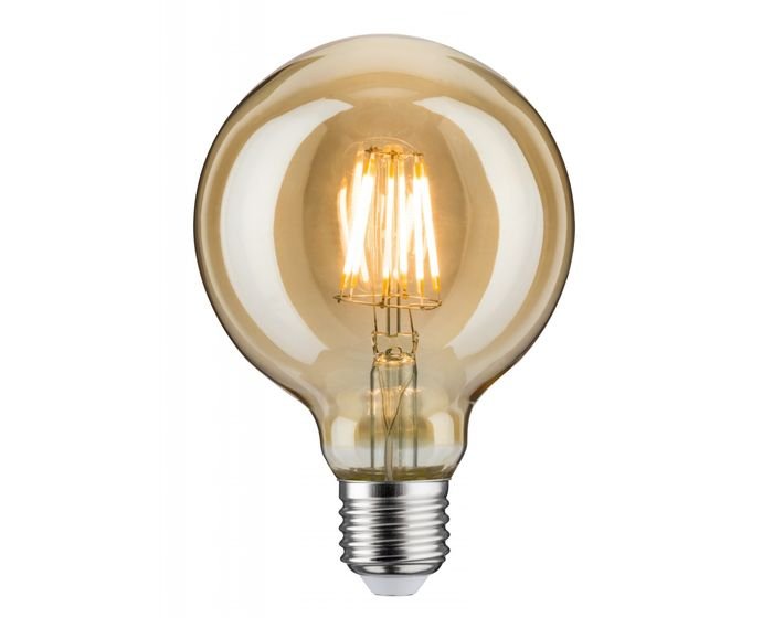 P 28521 1879 Žárovka LED Vintage Globe 95 6W E27 zlatá stmívatelná - PAULMANN (obrázek 3)