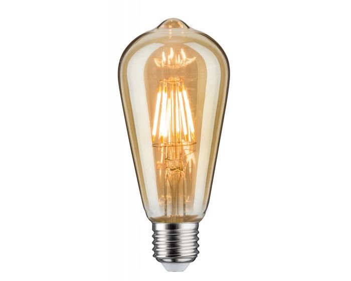 P 28523 1879 Žárovka LED Vintage ST64 6W E27 zlatá stmívatelná - PAULMANN