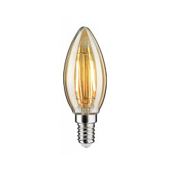 Obrázek pro produkt 1879 Žárovka LED Vintage svíčka 2W E14 zlatá - PAULMANN