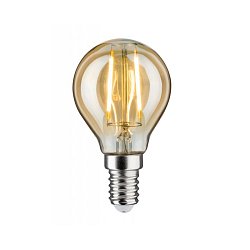 Obrázek pro produkt 1879 Žárovka LED Vintage kapka 2W E14 zlatá - PAULMANN