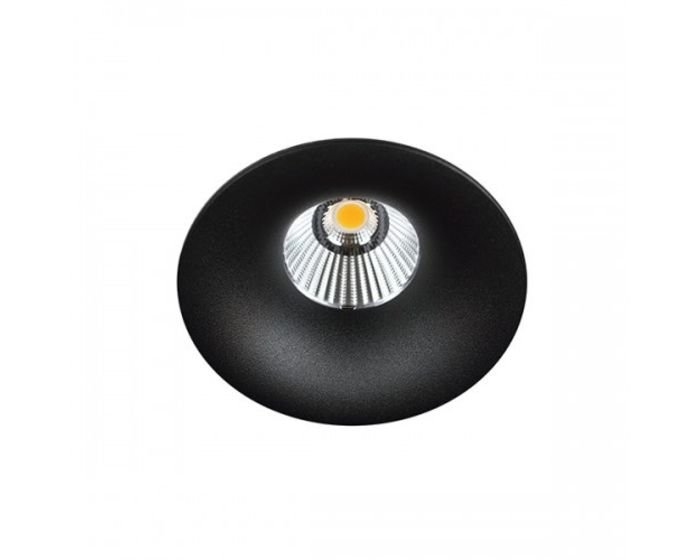 KHL K50150.02.RF.BK-BK.38.ST.8.30 Zápustné svítidlo LUXO černé LED 12W 3000K 100mm 1100lm kulaté - KOHL-Lighting (starý kód: KHL K50151.BK.3K)
