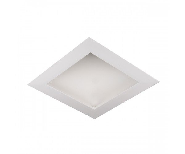 KHL K50415.GY.3K Zápustné svítidlo TINA bílé / šedé LED 8W 3000K 109X109mm hranaté - KOHL-Lighting