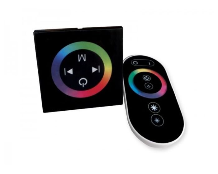 KHL KACRGB4 Dálkové ovládání nástěnné RGB 144W(12V) 288W(24V) 86x86mm - KOHL-Lighting