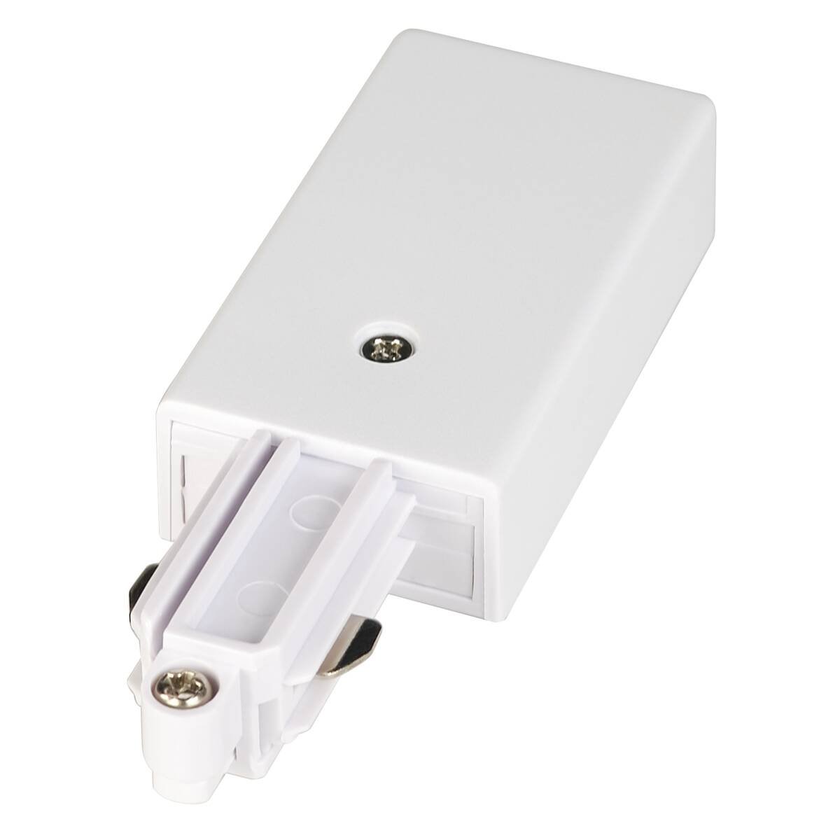 Systémové svítidlo napájení pro jednookruhovou lištu levá bílá 230V - BIG WHITE