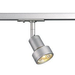 Obrázek pro produkt Systémové svítidlo PURI hlavice pro jednookr. lištu stříbrnošedá - BIG WHITE (SLV)