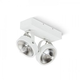 Obrázek pro produkt KELLY LED II nástěnná bílá 230V LED 2x12W 24° 3000K - RED - DESIGN RENDL