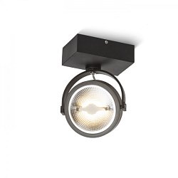 Obrázek pro produkt KELLY LED I nástěnná černá 230V LED 12W 24° 3000K - RED - DESIGN RENDL