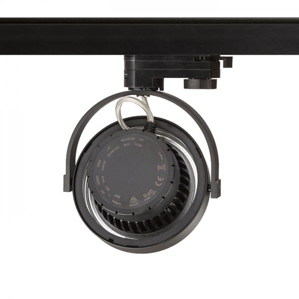 RED R12339 KELLY LED pro tříokr. lištu černá 230V LED 12W 24° 3000K - RED - DESIGN RENDL (obrázek 5)