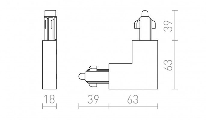 RED R12270 1F L spoj vnitřní černá 230V - RED - DESIGN RENDL (obrázek 3)