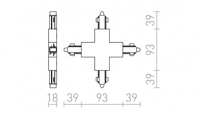 RED R12279 1F X spoj černá 230V - RED - DESIGN RENDL (obrázek 3)