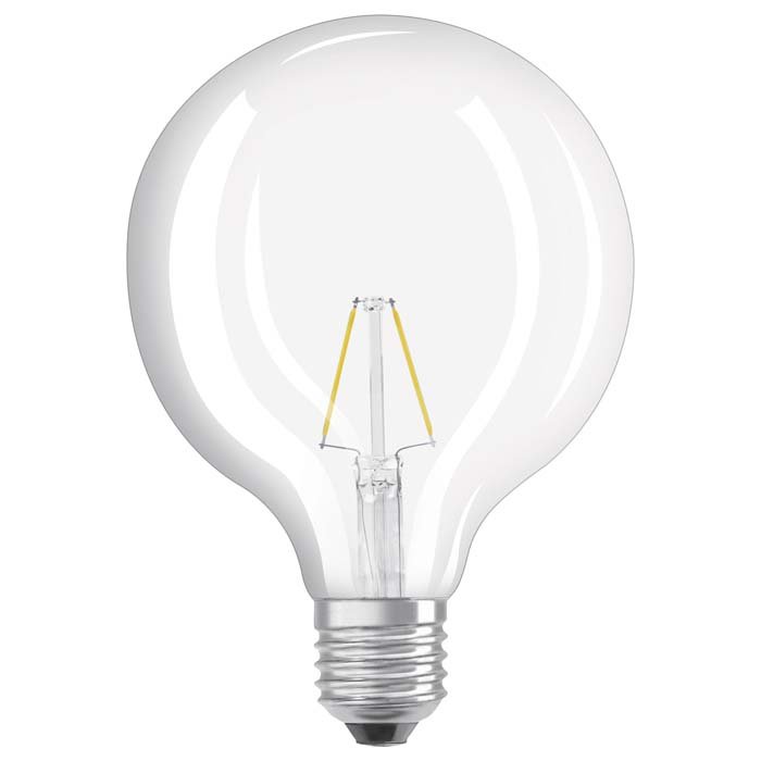 RED G12244 OSRAM Retrofit Globe 125 čirá 230V E27 LED EQ25 2700K - DESIGN - RENDL