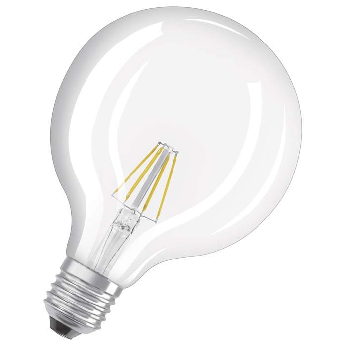 RED G12245 OSRAM Retrofit Globe 125 čirá 230V E27 LED EQ40 2700K - DESIGN - RENDL