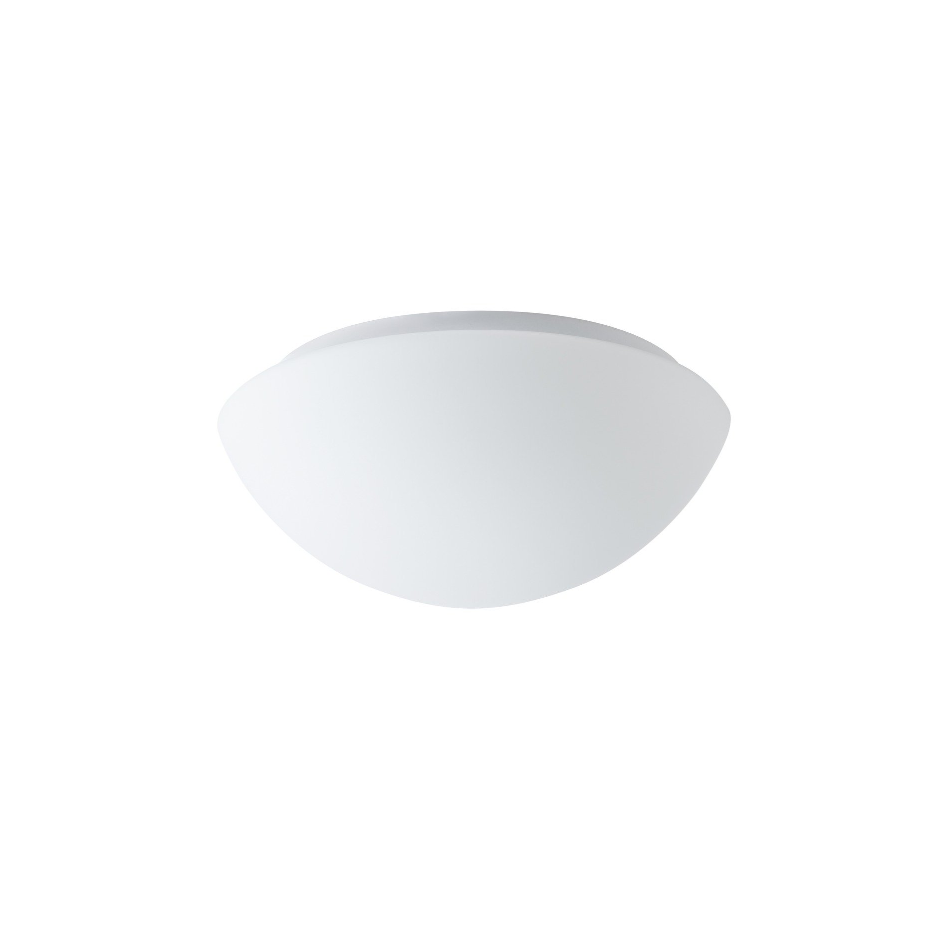 Levně OS AUR40042 AURA 2 stropní/nástěnné skleněné svítidlo bílá IP43 25W E27 - OSMONT