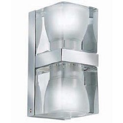 Obrázek pro produkt Nástěnné svítidlo Cubetto křišťálové sklo 2x60W G9 230V chrom - FABBIAN