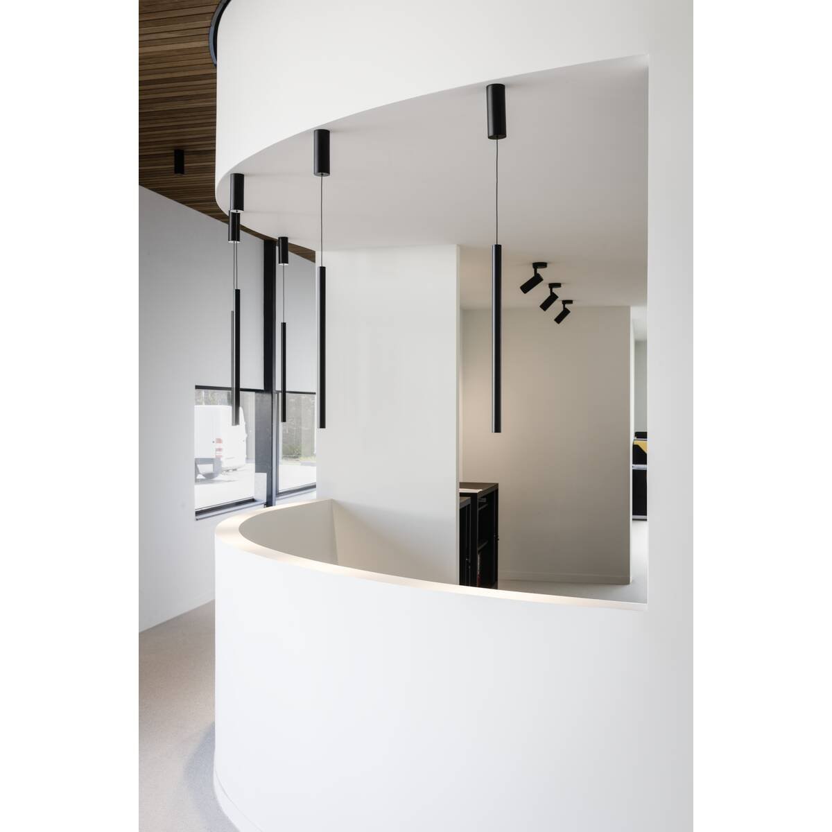 LA 158410 HELIA 45 závěsné svítidlo LED 3000K kulaté černé plochá rozeta 9W - BIG WHITE (SLV) (obrázek 8)