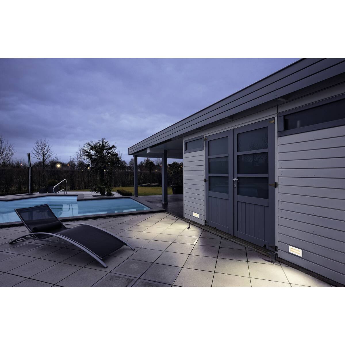 LA 233650 BRICK venkovní nástěnné vestavné svítidlo LED 3000K nerez IP67 230V 950lm 10W - BIG WHITE (SLV) (obrázek 5)