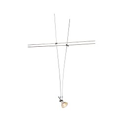 Obrázek pro produkt Svítidlo pro 12V lankový systém TENSEO QR-C51 chrom 1 kus - BIG WHITE (SLV)