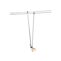 Obrázek pro produkt TELESKOP Svítidlo pro 12V lankový systém TENSEO QR-C51 chrom Š/V/H 45/21–52/1 - BIG WHITE (SLV)